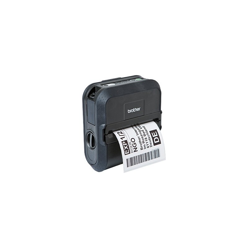 Brother RuggedJet RJ-4040 - Impresora de etiquetas - monocromo - térmica directa - Rollo (11.8 cm) - RJ4040Z1