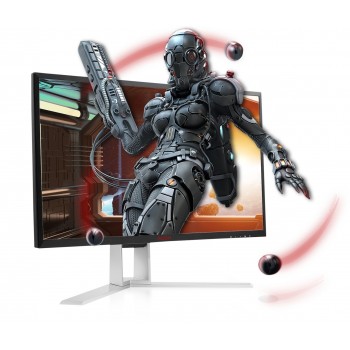 AOC - 23.8 - Wide Quad HD - TN - 1 ms - Negro, Rojo - AG241QX
