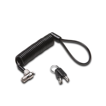 Kensington K64423WW, Llave, Acero, 1,8 m, Negro, Plata, China, 189 mm