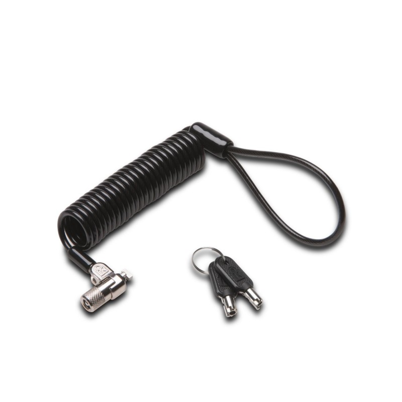 Kensington K64423WW, Llave, Acero, 1,8 m, Negro, Plata, China, 189 mm