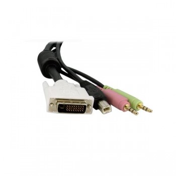 StarTech.com Cable de 1,8m para Switch Conmutador  DVID4N1USB6
