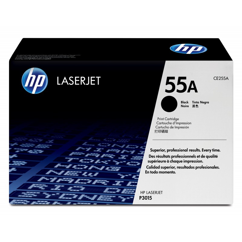 Cartucho de toner original LaserJet HP 55A negro CE255A