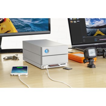LaCie 2big Dock Thunderbolt 3 12TB, Unidad de disco duro, 12000 GB, Unidad de disco duro, 12 TB, 0,  STGB12000400