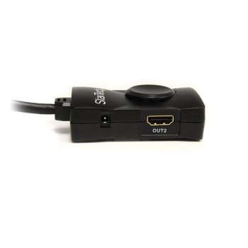 StarTech.com Multiplicador HDMI de 2 Puertos con Audio - Alimentación USB - Splitter - 1080p, HDMI,  ST122HDMILE