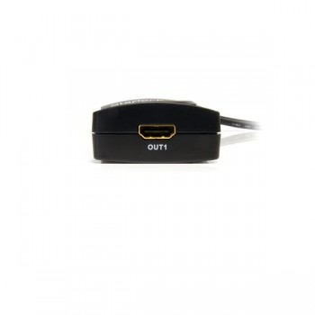StarTech.com Multiplicador HDMI de 2 Puertos con Audio - Alimentación USB - Splitter - 1080p, HDMI,  ST122HDMILE