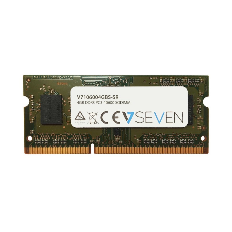 V7 4GB DDR3 PC3-10600 1333MHz SO-DIMM módulo de memoria - V7106004GBS-SR