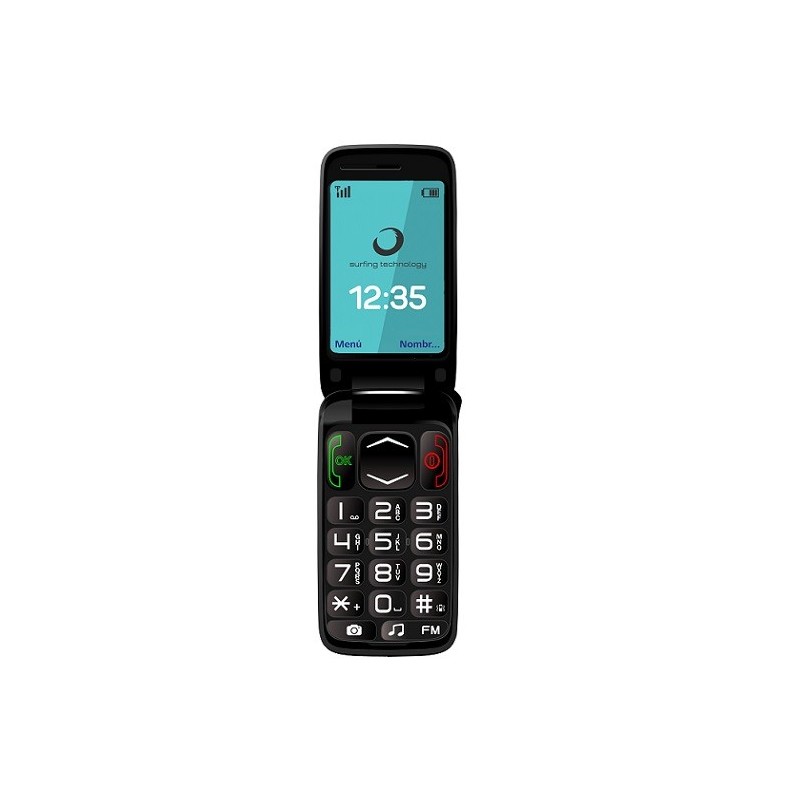 (Reacondicionado) Brigmton BTM3 Movil Senior 2.4 SOS 3Mpx BT + Dock  BTM-3