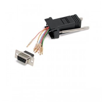 StarTech.com Adaptador Conversor Modular DB9 Serie a RJ45 Hembra a Hembra, DB9, RJ-45, Hembra hembra GC98FF