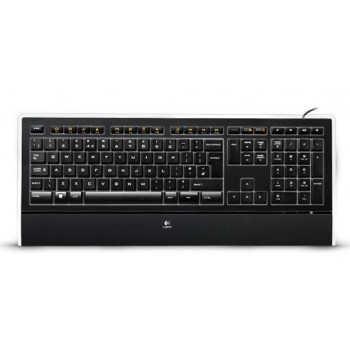 Logitech K740 teclado USB QWERTY Italiano Negro 920-005685