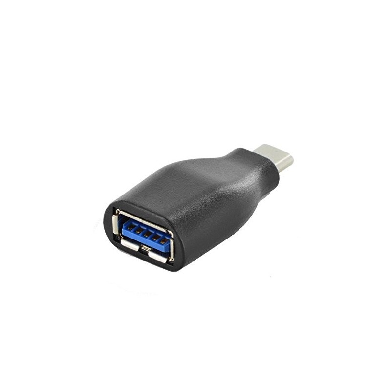 Ewent EW-100518-000-N-P, USB 3.1 Type C, USB 3.1 Type A, Negro