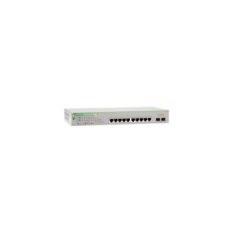 Allied Telesis AT-GS950 10PS-50, Gestionado, Gigabit Ethernet (10 100 1000), RJ-45, 1000BASE-T, 100B 990-003648-50