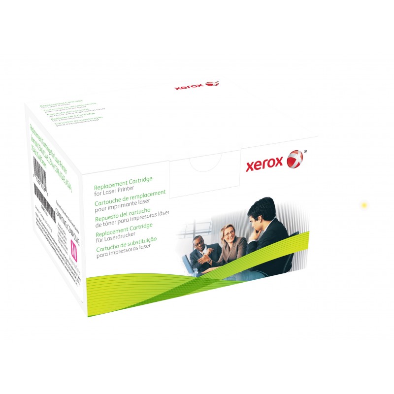 Compatible con Lexmark C5 Xerox Cartucho de tóner magenta. Equivalente a Lexmark C540H1MG, C540H2MG. 006R03525