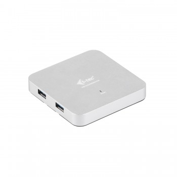i-tec USB 3.0 Metal puerto concentrador HUB, USB 3.0 (3.1 Gen 1) Type-A, USB 3.0 (3.1 Gen 1) Type-A, U3HUBMETAL4