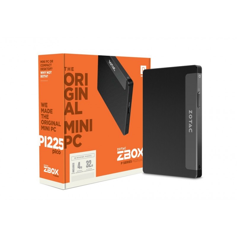 ZOTAC ZBOX N3350 4 GB 32GB Windows 10 Home ZBOX-PI225-W3B