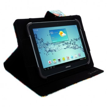 SilverHT Funda Universal Rotatory 360º (9 - 10.1``) Cactoos Green metal 111935340199