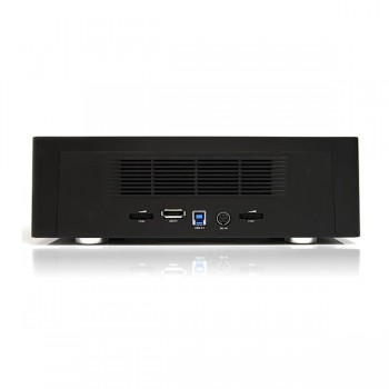 StarTech.com Base Conexión Estación Dock Duplicador Autónomo Disco Duro 4 Bahías SATA IDE eSATA USB  SATDOCK4U3RE