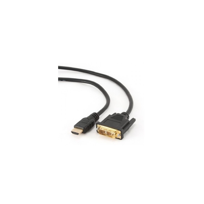 Gembird 1.8m, HDMI DVI, M M 1.8m HDMI DVI-D Negro CC-HDMI-DVI-6