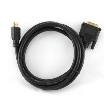 Gembird 1.8m, HDMI DVI, M M 1.8m HDMI DVI-D Negro CC-HDMI-DVI-6