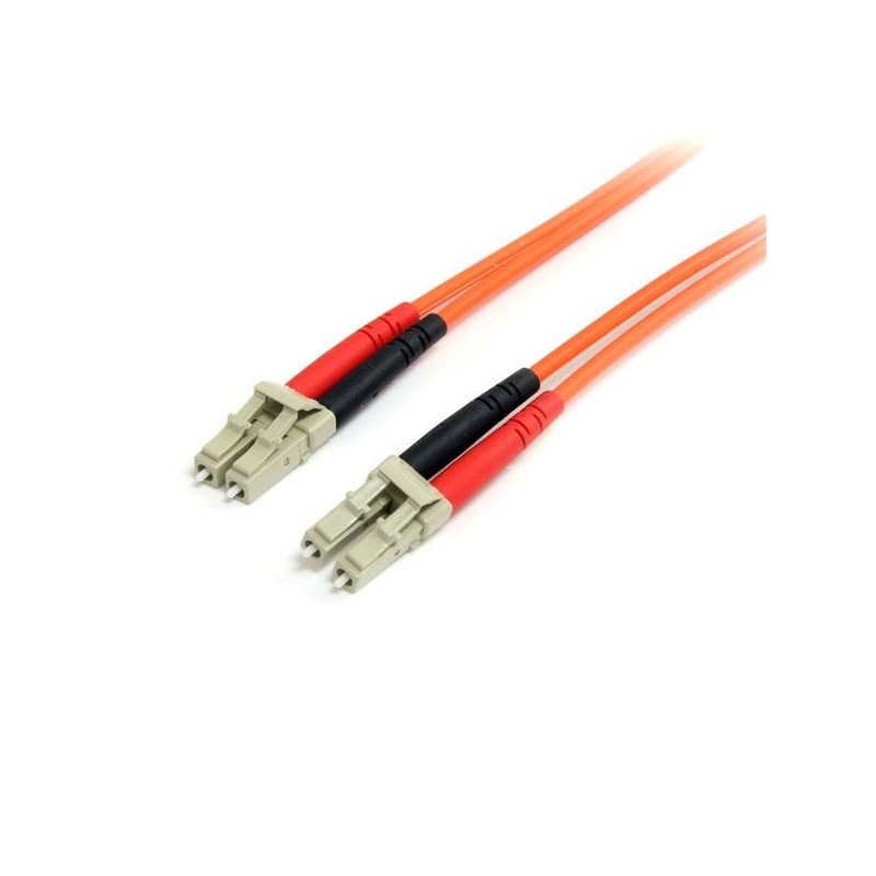StarTech.com Cable Patch de Fibra Duplex Multimodo 62,5 125 5m LC - LC, 5 m, LC, LC, Naranja FIBLCLC5