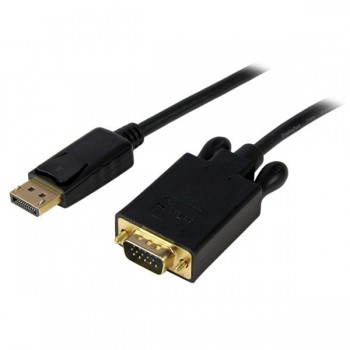 StarTech.com Cable 3m de Vídeo Adaptador Conversor DisplayPort DP a VGA - Convertidor Activo - 1080p DP2VGAMM10B