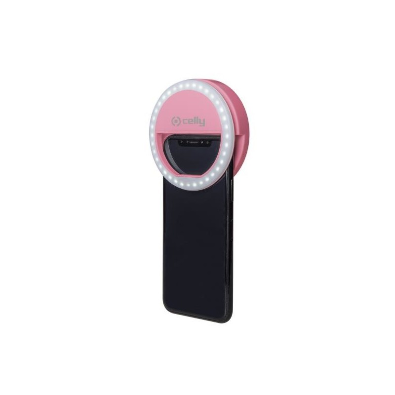 Celly CLICKLIGHTPROPK, Negro, Rosa