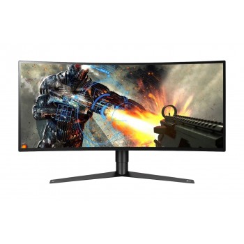 LG 34GK950G-B, 86,4 cm (34"), 3440 x 1440 Pixeles, UltraWide Quad HD, LED, 5 ms, Negro, Rojo