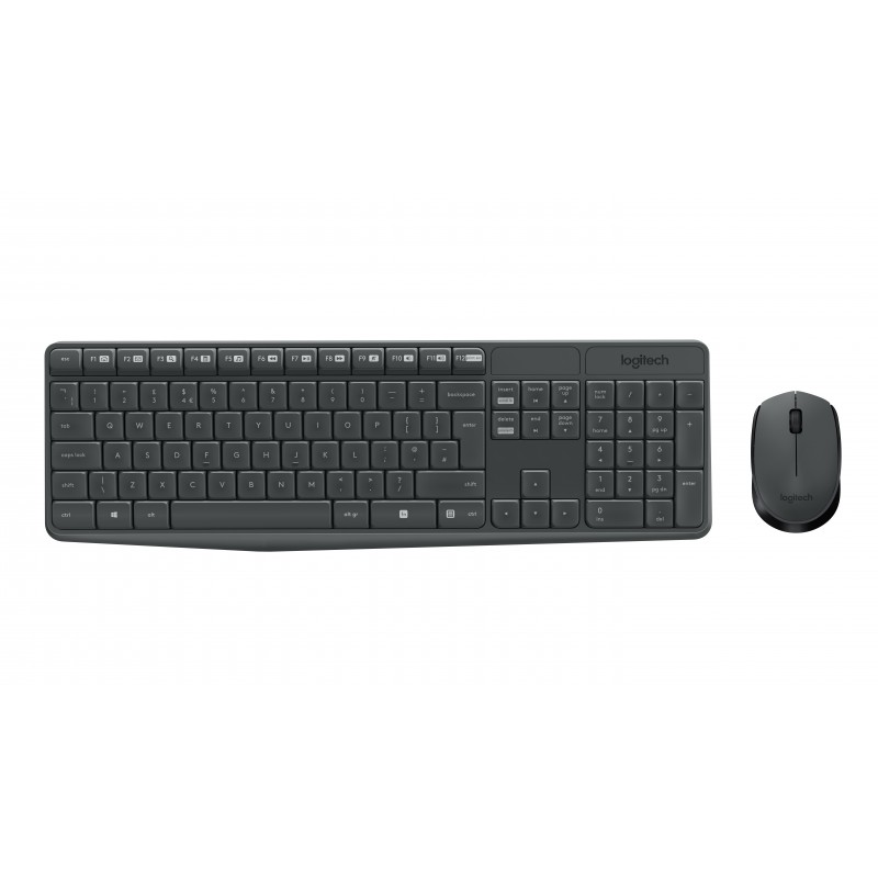 Logitech MK235 Wireless Gris 920-007905