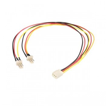 StarTech.com Cable de 30cm multiplicador divisor de alimentación TX3 para Ventiladores, Macho hembra TX3SPLIT12
