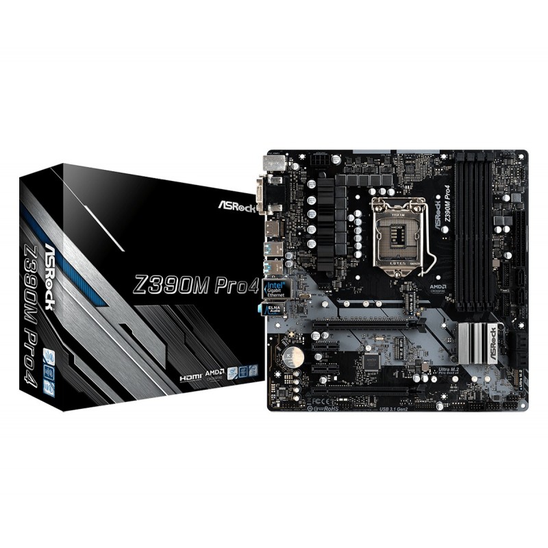 ASRock Z390M Pro4 90-MXB740-A0UAYZ