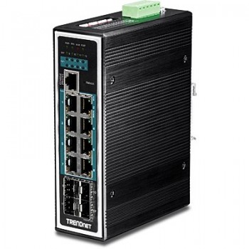TRENDNET TI-PG1284i 8 puertos RJ-45 Negro TI-PG1284I