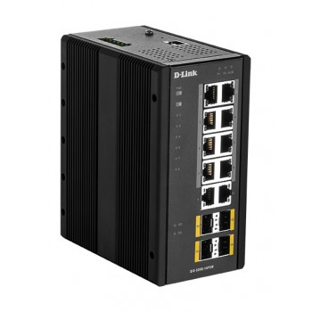 D-Link DIS?300G?14PSW 10 puertos RJ-45 Negro DIS-300G-14PSW