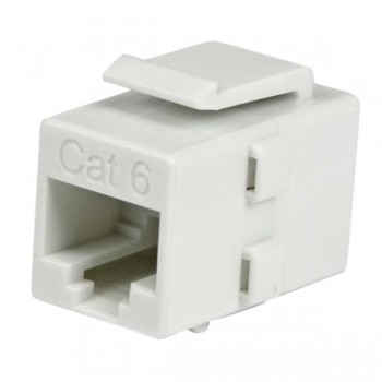 StarTech.com Acoplador Keystone de Cable de Red Ethernet Cat6 RJ45 - Hembra a Hembra, RJ45, RJ45, He C6KEYCOUPLWH