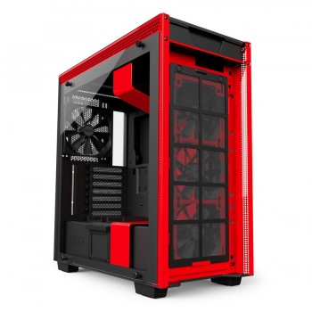 NZXT H700 Midi-Tower Black,Red CA-H700B-BR
