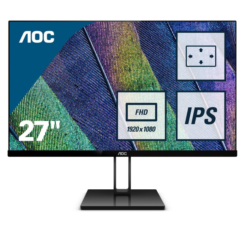 AOC Value-line - 27 - Full HD - LED - 5 ms - Negro - 27V2Q