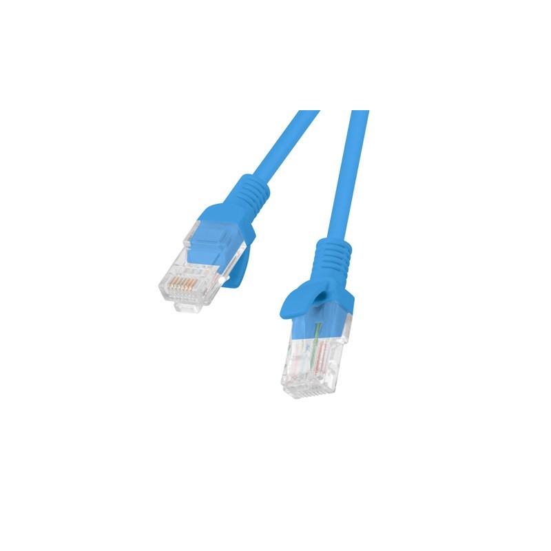 Lanberg PCU6-10CC-0025-B Cat.6 Utp, 0,25m blau
