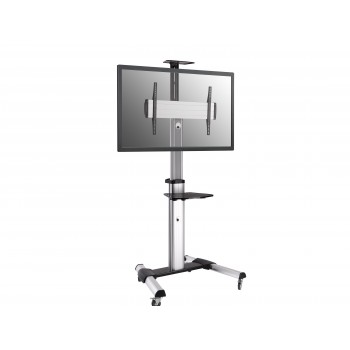 Equip 650602, Negro, Color blanco, Portable flat panel floor stand, Aluminio, 94 cm (37"), 177,8 cm 