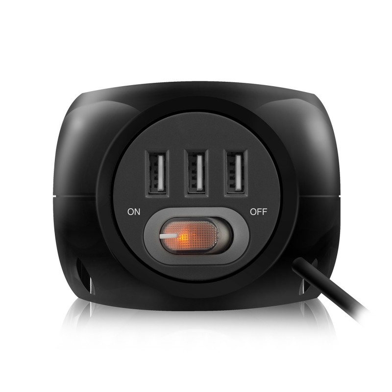 Ewent EW3938, Interior, Universal, USB tipo A, 2,4 A, 5 V, 3 salidas AC