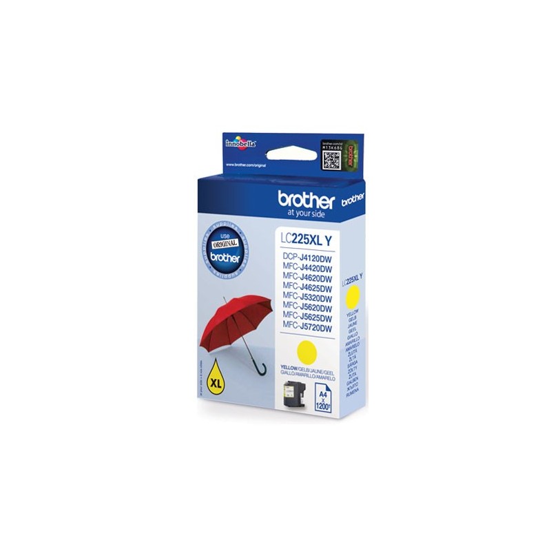 Brother LC-225XLYBP Amarillo LC225XLY