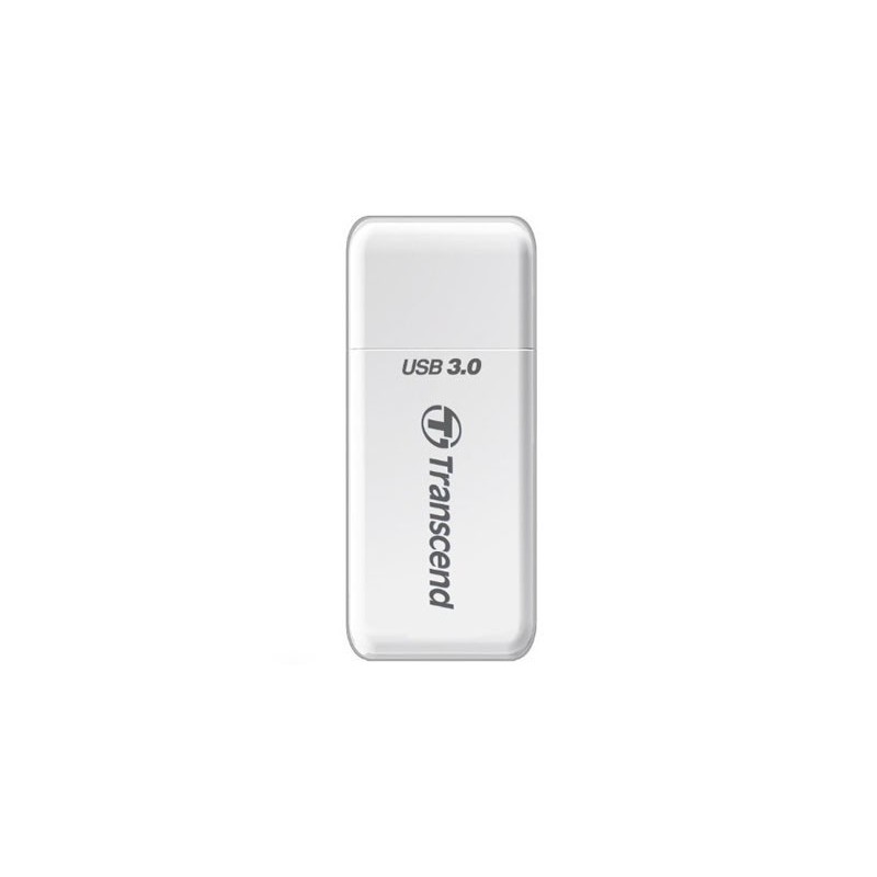 Transcend TS-RDF5W, MicroSDHC,MicroSDXC,SDHC,SDXC, USB 3.0, 0 - 70 ºC, Blanco, 18 g, CE, FCC, BSMI, 