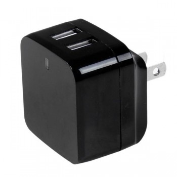 StarTech.com Cargador de Pared USB de 2 Puertos para Tablets Smartphones - Cargador de Alta Potencia USB2PACBK