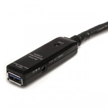 StarTech.com Cable Extensor Alargador USB 3.0 SuperSpeed Activo de 10m - USB A Macho a Hembra - Negr USB3AAEXT10M