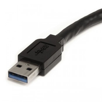 StarTech.com Cable Extensor Alargador USB 3.0 SuperSpeed Activo de 10m - USB A Macho a Hembra - Negr USB3AAEXT10M