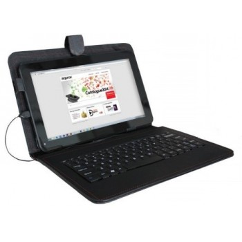 approx APPIPCK03 Funda tablet 9 + Teclado Negro