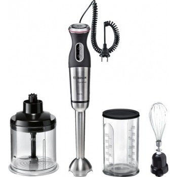 BATIDORA BOSCH MSM88160 - 800W - 12 VELOCIDADES+TURBO - CUERPO PIE ACERO INOX - VASO MEZCLAS - ACCES