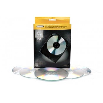 PACK DE 100 SOBRES PLASTICO CD 9831201