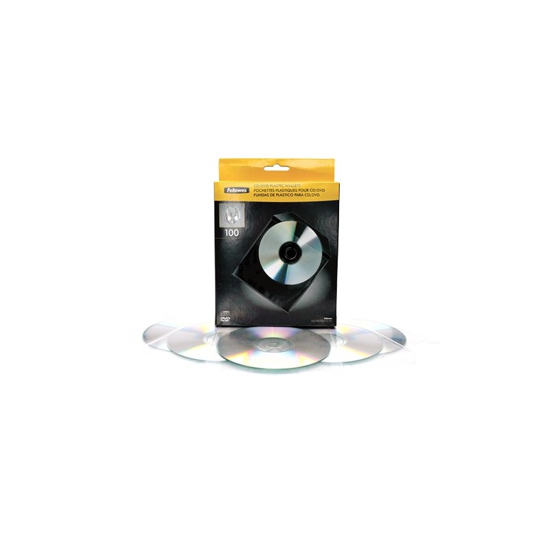 PACK DE 100 SOBRES PLASTICO CD 9831201