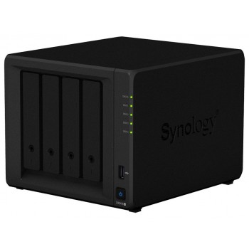 Synology DS918+, Unidad de disco duro, SSD, M.2, SATA, 2.5 3.5", 40 TB, 0, 1, 5, 6, 10, JBOD, BTRFS,