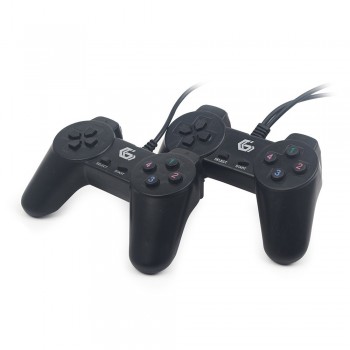 Gembird JPD-UB2-01 Gamepad PC Negro mando y volante