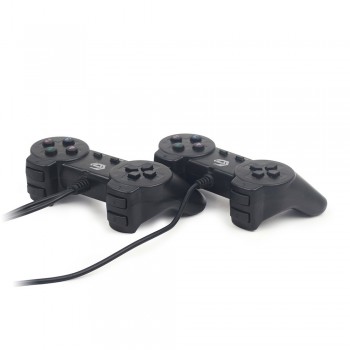 Gembird JPD-UB2-01 Gamepad PC Negro mando y volante