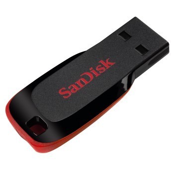 SanDisk Cruzer Blade 64GB 64GB USB 2.0 Tipo A Negro, Rojo SDCZ50-064G-B35